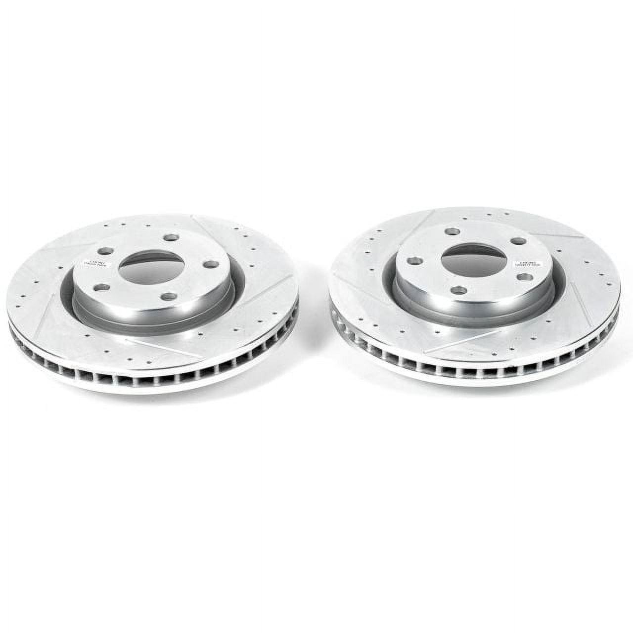Power Stop AR82136XPR Evolution Drilled & Slotted Rotors -Front