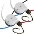 thumbnail image 4 of Wire Ceiling Fan Speeded Control Switches 3 Speeded Adjustable Pull Chain Designs Pre Wire for Quick Installation, 4 of 16