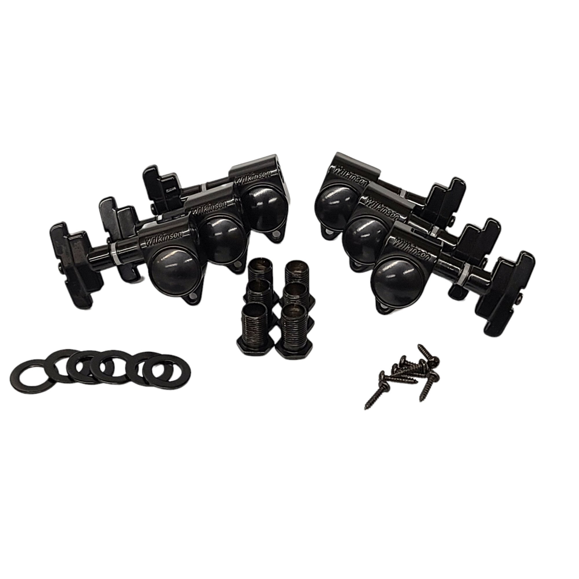 Wilkinson Guitar Tuners 3x3 Imperial Style Guitar Tuning Pegs WJ309 Black