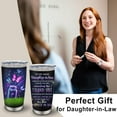 thumbnail image 2 of Daughter in Law Gifts, Best Daughter in Law Birthday Gifts, to My Daughter in Law Gifts Ideas, Gifts for Daughter in Law Coffee Tumbler Mug 20oz(1 PC), 2 of 6
