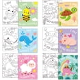 thumbnail image 1 of Lienzo de pintura Thinkday predibujado, 20 x 25 cm, para niños, 6 piezas, 1 of 6