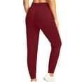 thumbnail image 5 of AherBiu Women Trackpants Drawstring High Waisted Yoga Pants Activewear Joggers Athletic Pants with Pockets, 5 of 7