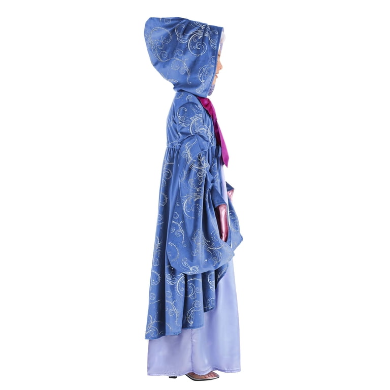 Premium Fairy Godmother Kid's Costume | Kids | Girls | S | Blue/Pink | FUN Costumes