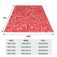 thumbnail image 3 of Salouo Beef2 Print Bed Blankets,Flannel Blanket Comfortable Air Conditioning Blanket Lightweight Blanket for Sofa Bed Travel & Couch -60"x50", 3 of 8