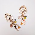 thumbnail image 2 of 2 Pieces Lucky Cat Keychain, Lucky Cat Pendant, Japanese Style Keychain, for Handbags, Key Rings, Gifts (Random Style), 2 of 5