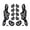 SS1011LR, variant on 2pcs Henna Stencils for Women Moon Flower Pattern Templates for Hand Fingers Henna Stencil for Ramadan Body Decor