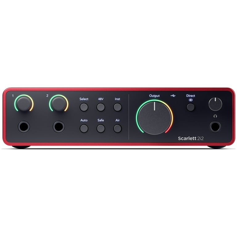 【美品】FOCUSRITE Scarlett 2i2 gen. 4 Focusrite Scarlett 2i2 (4th Gen) Studio Sound Card - USB