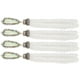 thumbnail image 3 of Pendientes largos de perlas Vintage Bling Bling 2 pares accesorios artesanales colgantes de metal, 3 of 12