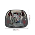 thumbnail image 3 of Xihbxyly Decoración de Halloween para Coche, Diseño de Calavera Fantasma, Efecto de Huella de Mano Sangrienta, Fácil de Colgar, Decoración para Fiesta de Terror, Temática de Casa Embrujada, Tela Lige, 3 of 7