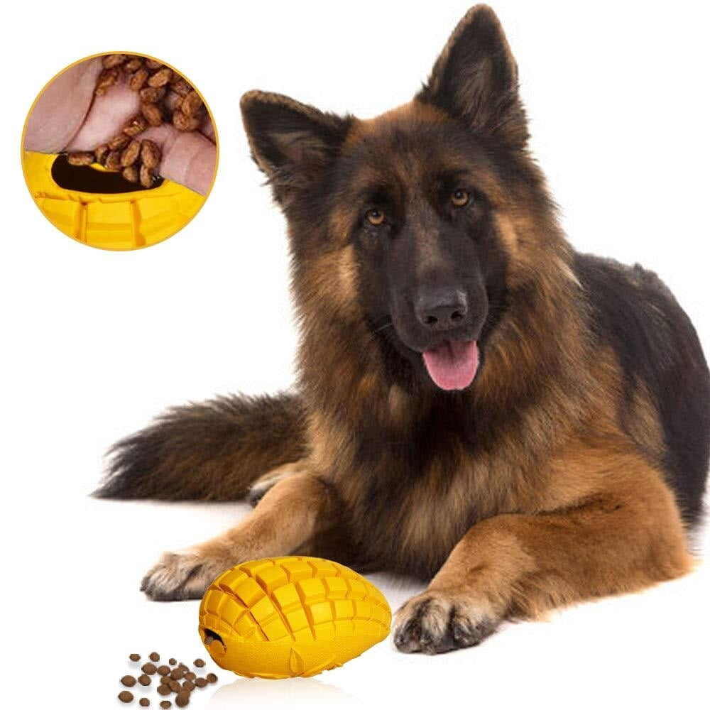 Upgrade Mango Dumbbells Dog Chew Toys for Aggressive Chewers Large Dogs, Indestructible Tough Dog Toys Interactive Durable with Mango Scent, Dental Clean Highly Bite Resistant