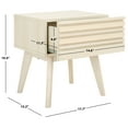 thumbnail image 3 of SAFAVIEH Esma Modern 1 Drawer Nightstand,Bleached White, 3 of 13