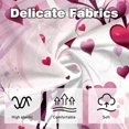 thumbnail image 3 of LOVE Throw Pillow Covers Set of 2 - Velvet Decorative Pillow Cases with Unique Patterns, 16x16, 18x18, 20x20 Couch, Sofa - Throw Pillows for Living Room, 3 of 6