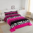 thumbnail image 3 of Erosebridal Leopard Cheetah Print Comforter Sets Twin Size, Zebra Print Comforters & Duvets, Farmhouse Animal Decor, Reversible, 3 of 7