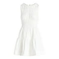 thumbnail image 4 of Free Assembly Women's Sleeveless Smocked Cotton Mini Dress with Back Tie, Sizes XS-XXL, 4 of 4