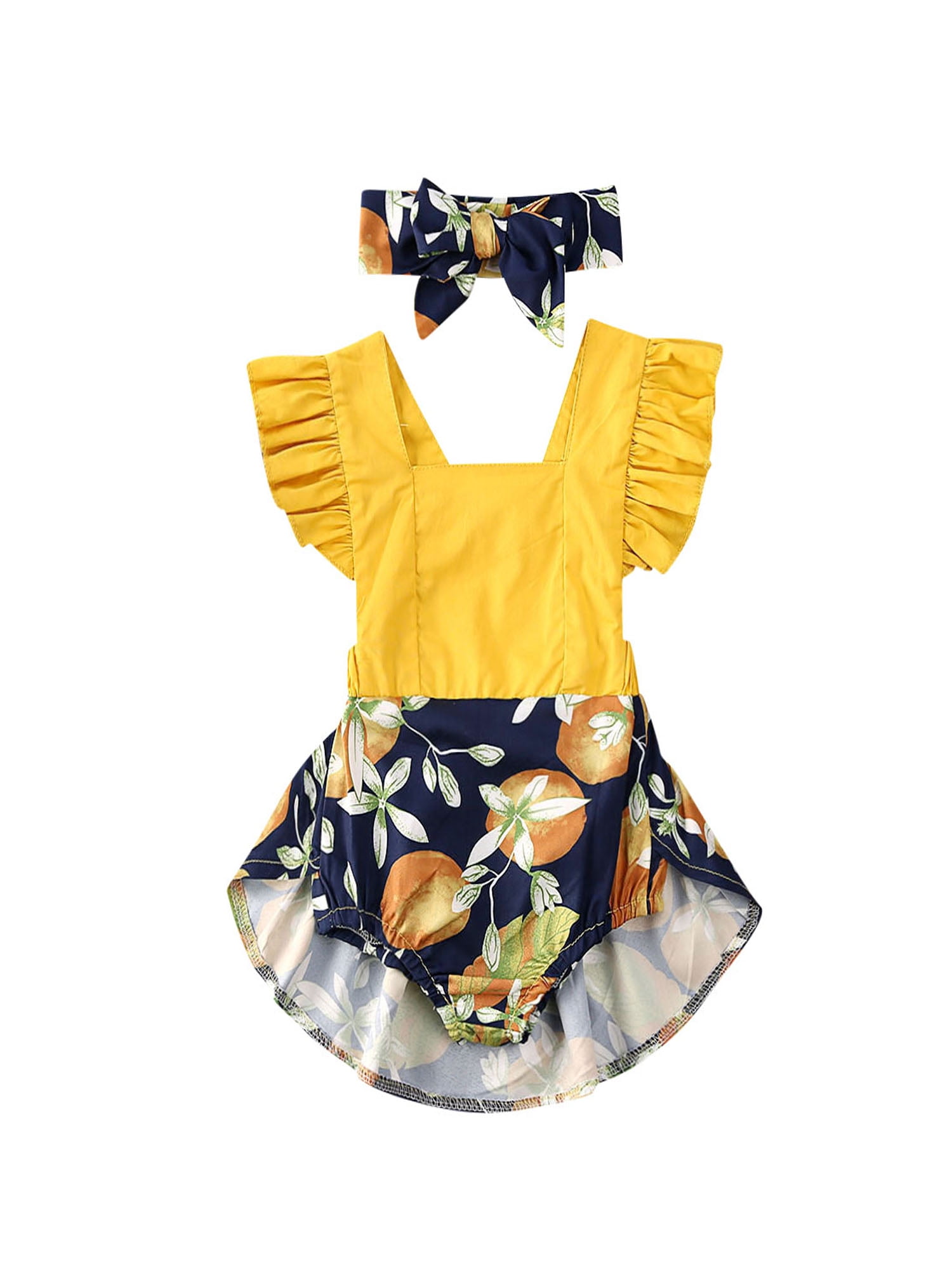 baby girl lemon outfit