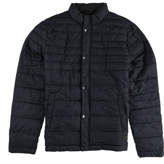 Kenneth Cole Mens Packable Puffer Jacket, Blue, Small