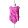 thumbnail image 1 of Chal de punto Minnieouse sostenible para mujer Rosa roja, 1 of 6