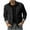 Black, variant on Men's Coats Men's British Solid Color Plus 350g Corduroy Long Sleeved Fashionable Jacket Workwear Stand Up Collar Jacket Jacket White M