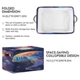 thumbnail image 3 of Dreamy Color Jellyfish Cartoon Square Storage Bins with Handles Collapsible Containing Box 1 Pack, 3 of 9