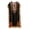 Black, variant on Women Dress Ethnic Style Round Neck Print Contrast Color Geometric Printing Pullover Loose Short Sleeves Midi Dress Women Clothes