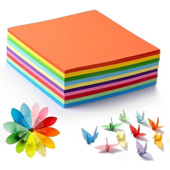 100 Sheets A4 Coloured Paper - Assorted Colours for DIY Arts & Crafts/Paper Cutting/Drawing/Origami