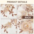 thumbnail image 5 of 2Pcs Beaded Pearl 3D Flower Embroidery Lace Appliques Motif Decorative Floral Sew on Patches for DIY Wedding Bridal Dress Embellishments Party Gown Clothing Jeans Backpack Sewing Crafts Bisque, 5 of 9