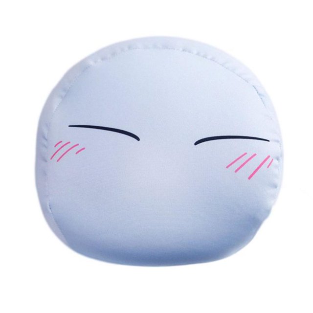 Peluche de anime Tempest Rimuru Slime, peluche azul, muñeco de peluche, cojines para sofá, decoración navideña para habitación, regalo de cumpleaños para fans, el mejor regalo de San Valentín.