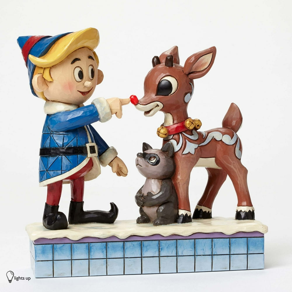 jim shore rudolph and sam the snowman