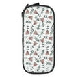 thumbnail image 2 of XMXY Nature Flower Spring Pencil Case Cute Aesthetic, Portable Pencil Bags with Compartments Zipper Black, 2 of 7