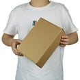 thumbnail image 4 of 6 Packs 10x7x3 Shipping Boxes,Cardboard Boxes for Small Business, Packing and Mailing,Brown, 4 of 7