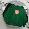 thumbnail image 2 of Sudadera Para Mujer Sudadera Con Capucha de Cuello Redondo Moda Casual Impreso Blusa de Manga Larga Bolsillo Jersey Tops Odeerbi ODB171940, 2 of 6