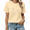 1-Beige, variant on Women's Navy Blue Celestial Dragon Graphic Short Sleeve T-Shirt Summer Daily Top