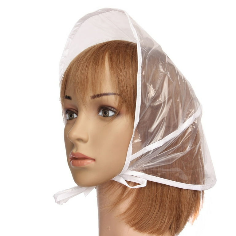 Plastic rain best sale hat covers