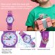 thumbnail image 3 of RelOJes para Niños, Reloj de pulsera impermeable con esfera Transparente de DiBujos Animados para Niños y Niñas, 3 of 7