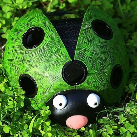 Solar Ladybug Garden Decor Outdoor Solar Lights Waterproof Led for Yard Patio Decor Garden Lights for Landscape B