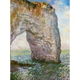 thumbnail image 2 of Monet, Claude 12x14 White Modern Wood Framed Museum Art Print Titled - The Manneporte-Etretat 1883, 2 of 4