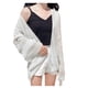 thumbnail image 1 of Guardurnaity Cárdigan De Color Sólido Para Mujer Abrigo De Verano Fácil De Combinar Con Cualquier Estilo Cárdigan Manga De Verano Para Mujer Prendas para la parte del cuerpo blanco, 1 of 6