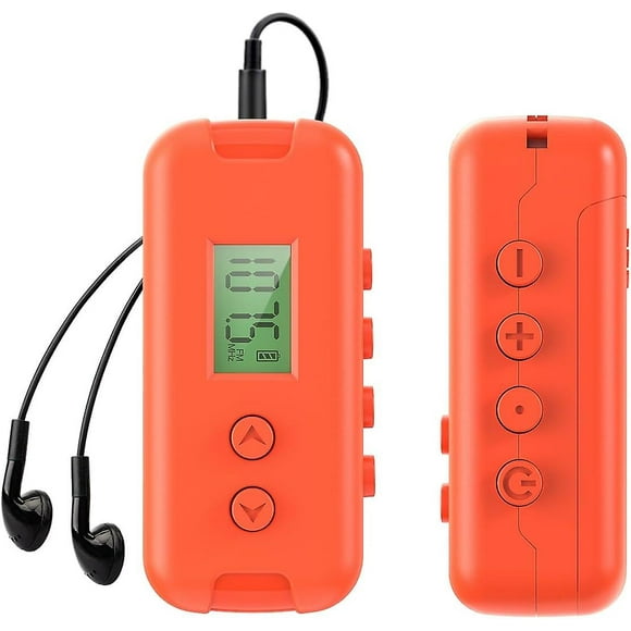 Personal Portable Pocket Fm Walkman Radio, Mini Digital Tuning Transistor Radio With Lcd Display, Stereo Sound, For Hiking, Walking, Jogging, Powered