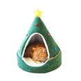 thumbnail image 2 of Xihbxyly Cama con Forma de Árbol de Navidad, Acogedora Caseta Cerrada para Mascotas, Cojín Extraíble y Lavable, Protección Térmica de 360 Grados, Ideal para Perros y Gatos, Perfecta para La Comodidad, 2 of 6