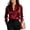 Red, variant on Satin Blouses for Women Silk Button Down Shirts Long Sleeve Blouses Business Work Shirt Dressy Casual Tops, Size S-XXL