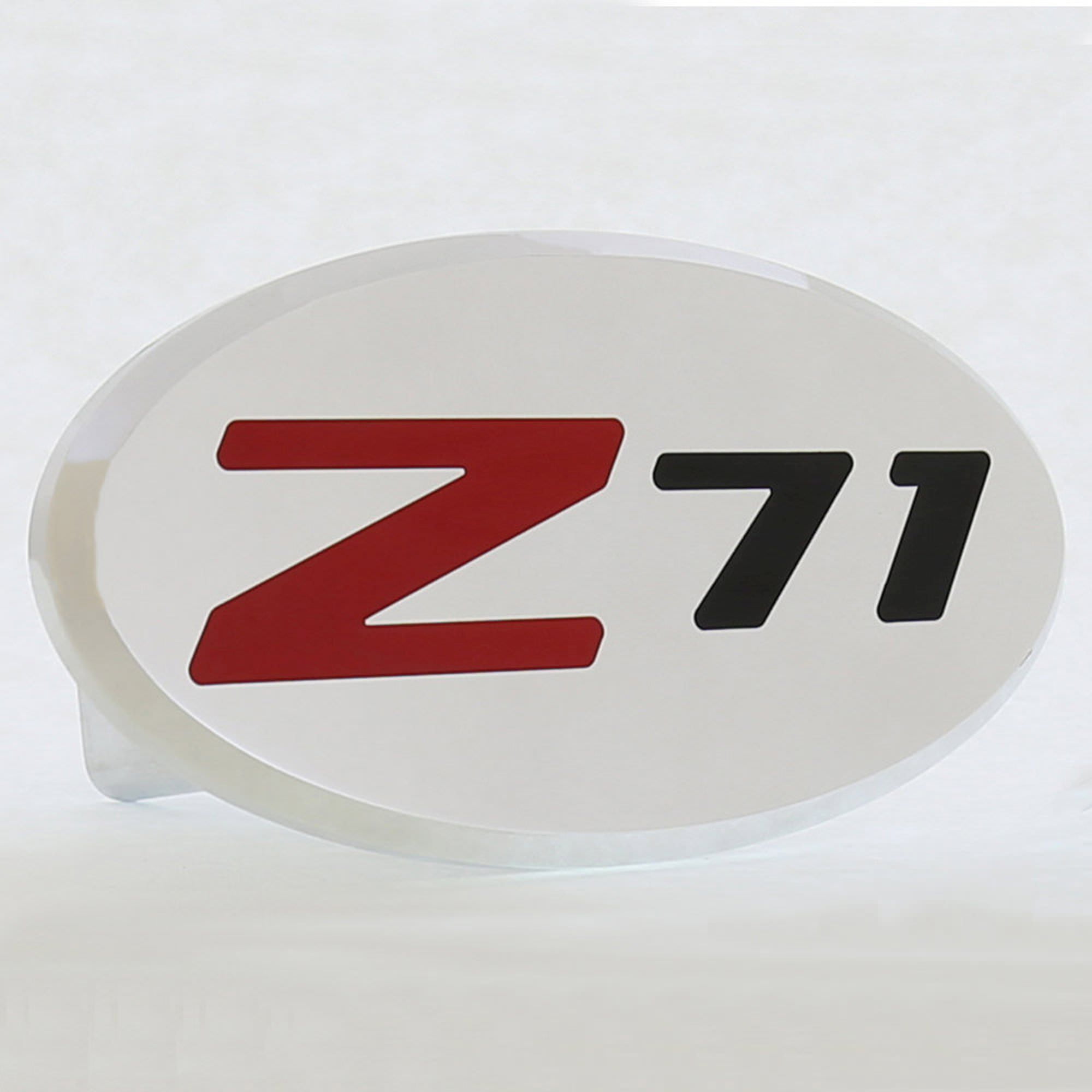 Chevrolet Z71 Oval Hitch Cover (Chrome)