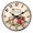 Rose, variant on Sunflowers Wall Clock Battery Operated 12 Inch Wooden Wall Clock Silent Decorative Clock for Kitchen Bedroom Home Office Decor