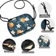 thumbnail image 3 of FORMRS Mini Crossbody Bag for Women Adjustable Shoulder Rope Travel Casual Phone Purse, Oranges Pattern, 3 of 7