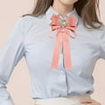thumbnail image 6 of Pre Tied Bow Tie Necktie Shirt Ribbon Cotton Adjustable Design for Women Girls Professional Attire, 6 of 9