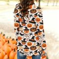 thumbnail image 7 of IYYVV Halloween Cardigan Pumpkin Goast Witch 2026 Halloween Sweaters for Women Long Sleeve Oversized Cardigan Khaki S, 7 of 7