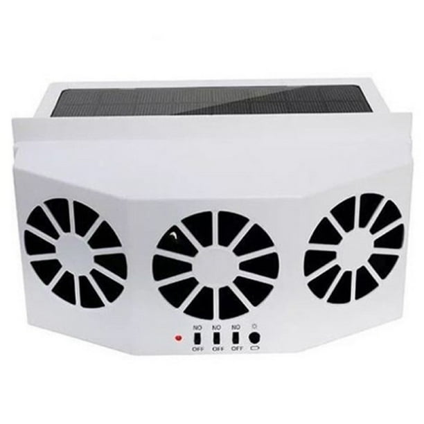 Ventilador de ventilación solar para coches - Ventilador solar de escape para circulación de aire, sistema de ventilación del vehículo, desodorizador automático y ventilador de refrigeración