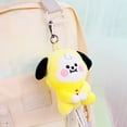 thumbnail image 4 of BTS BT21 Llaveros De Peluche Lindo Llavero TATA CHIMMY COOKY Suave Muñeca Bolsa Colgante Regalo, 4 of 4