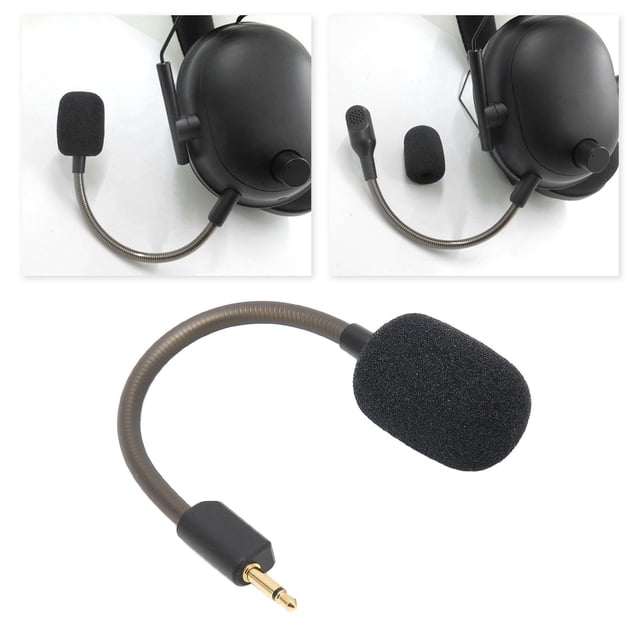Boom de Micrófono de Reemplazo, Auriculares para Juegos de Jack de 3.5 mm Micrófono Desmontable Para Blackshark V2