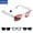White frames with red lenses, variant on AI Smart Glasses with 8MP HD Camera, Bluetooth 5.3 & Wi-Fi, IP65 Waterproof, 35g Ultra-Light, Touch Control & Voice Assistant for Photography, Outdoor Sports & Work