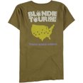 thumbnail image 4 of Junk Food - Camiseta gráfica para mujer Blondie Tour 1982, marrón, XS, 4 of 5
